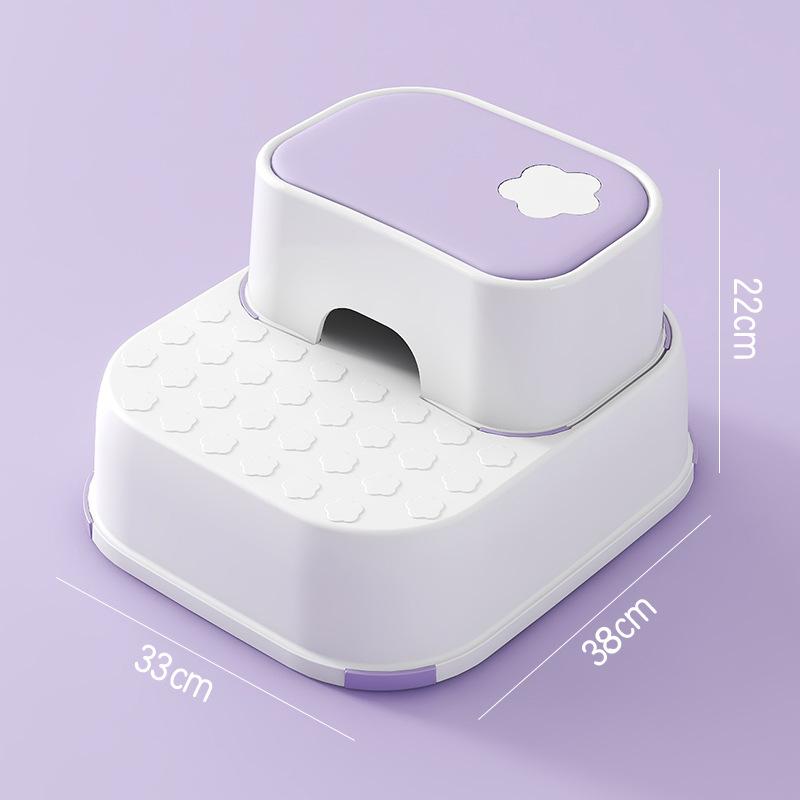 儿童脚凳家用踩脚小板凳卫生间洗手防滑加厚站洗脸洗漱矮凳子换鞋