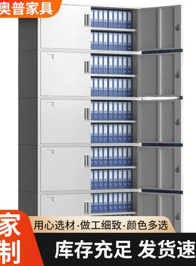 钢制文件柜书资料柜整理柜储证物财务凭柜室带锁档案收纳柜更FM-0