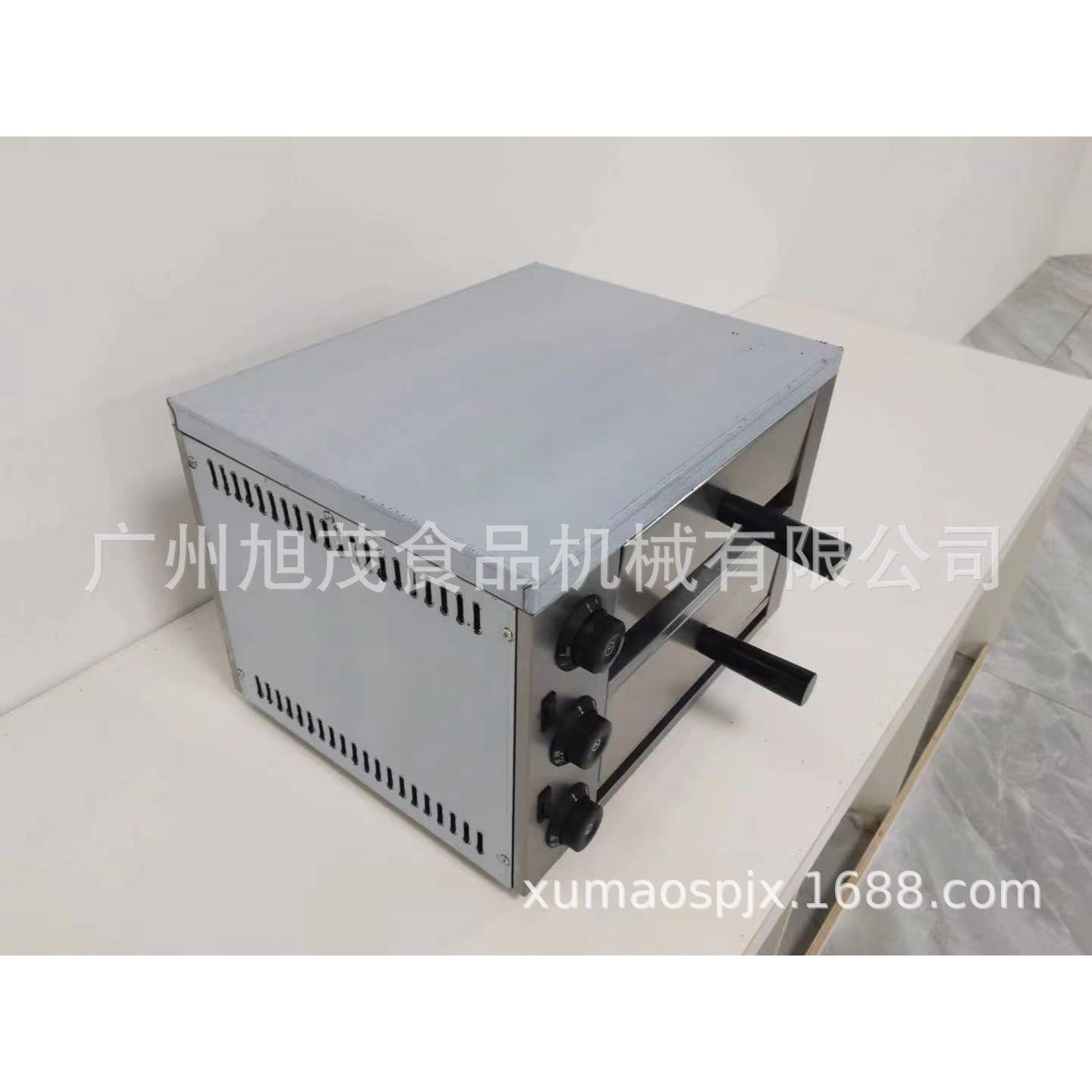新品不锈钢单层双层带定时电热披萨炉商用全自动烤箱改良