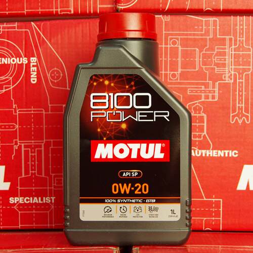 【新品】MOTUL摩特 8100 POWER 0W20 SP级 1L 进口酯类全合成机油