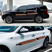 汽车车长门侧面防撞防刮条条防AL945717护撞条停车防开门杀撞空用