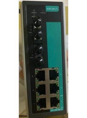 MOXA交换机EDS-308-MM-ST-T 8口聪明型即插即用工业以太网交换机