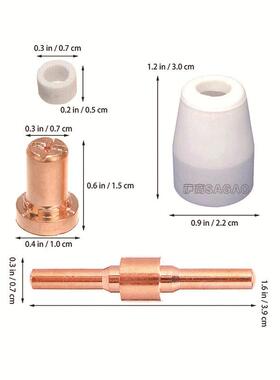 跨境PT31 温州40A等离子切割配件LG40电极喷嘴保护罩分流器120PCS