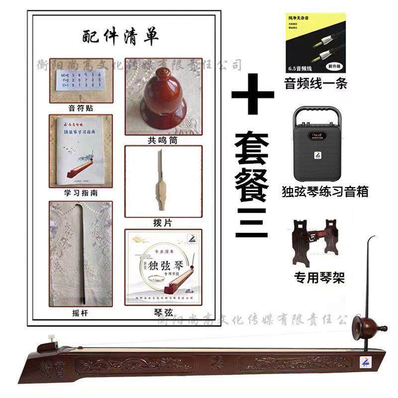 正品绮音独弦者琴专业舞演奏级原高档民族乐器音乐爱好通用型台装