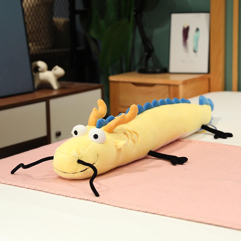 高档年吉祥物我的爸是条爸偶龙周边公龙仔玩长条抱枕毛绒玩具生日