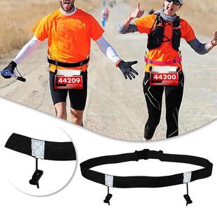 Running Race Number Belt Waist Pack Bib Holder For Triathlon