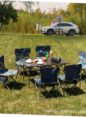 aluminium alloy camping table Portable foldable and chairs