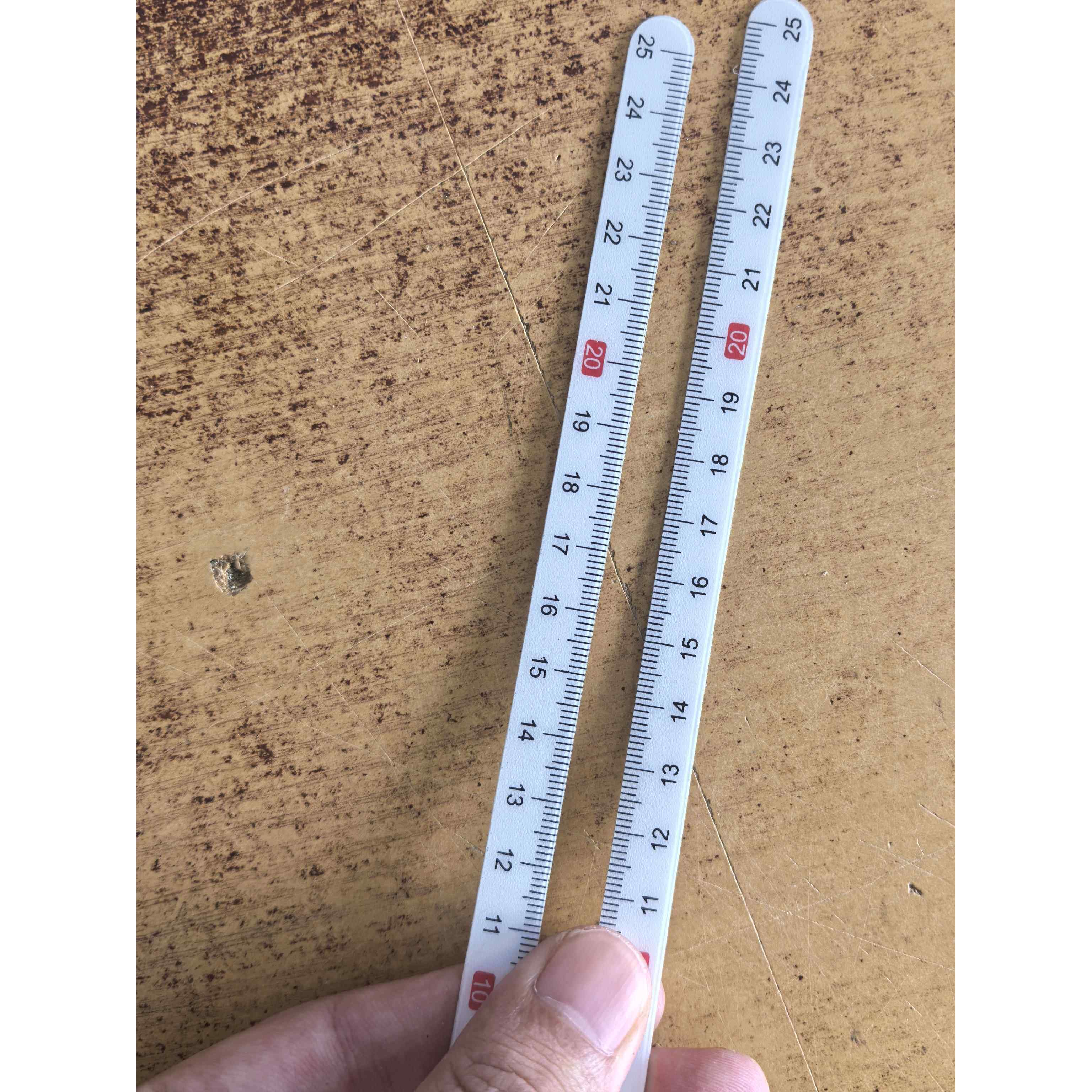25cm 50cm1米长刻度尺中分尺不干胶贴气胀轴滑轨衣车台面专用现货