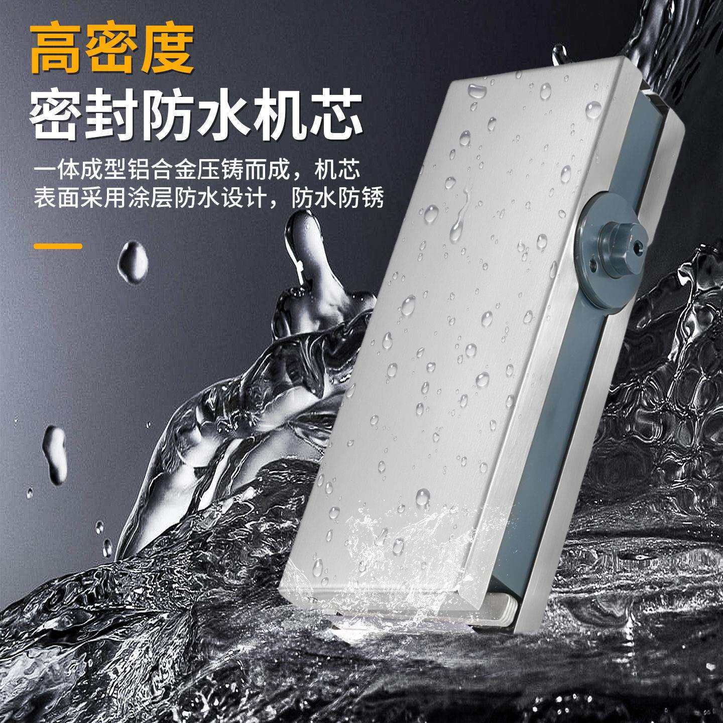 免隐挖免挖坑地坑地免弹簧免开槽隐形无框配玻璃门地簧弹件藏式打