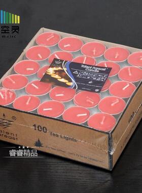 100pcs smokeless candles Boil tea candle tealight lights蜡烛