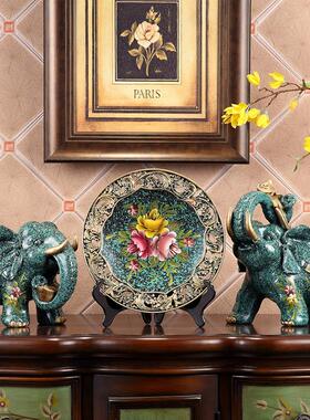 大象摆饰招财风水象乔迁新居客厅茶几电视柜摆设开 业结婚礼品摆