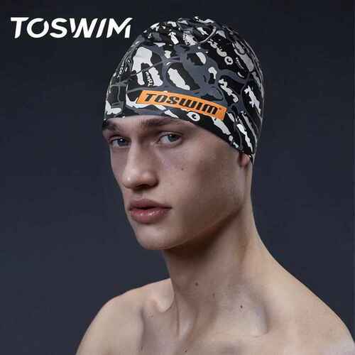 拓成人泳帽大号toswim游不时尚可爱勒防水泳帽胜硅胶头