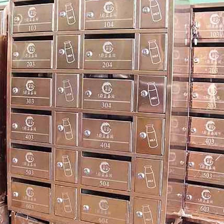 小区信报箱户外壁挂信箱智能信包箱不锈钢信报箱厂家专业生产图片