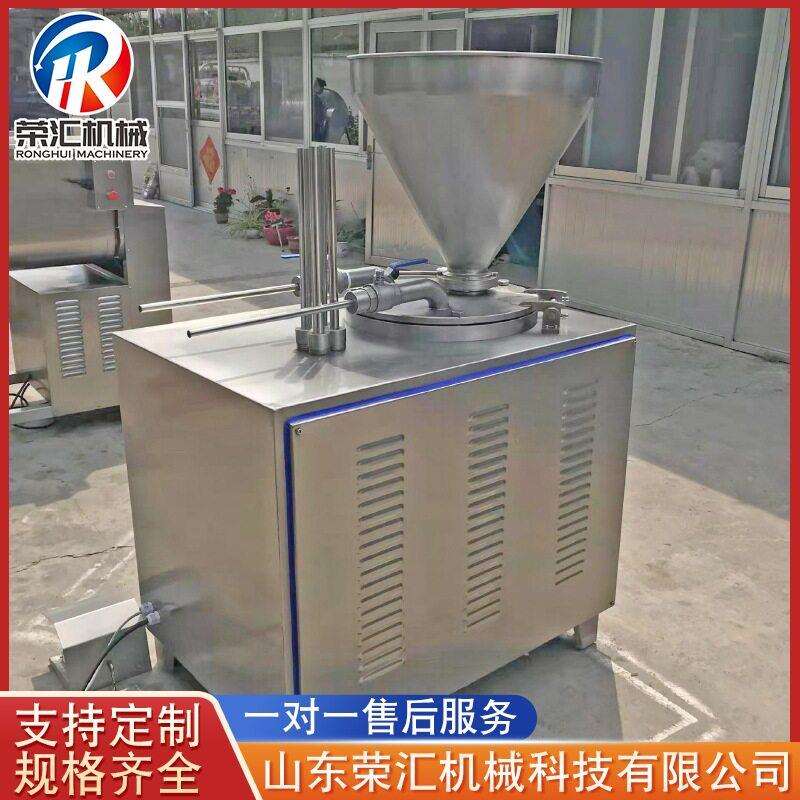 液压灌肠机 腊肠红肠鸡肉肠灌肠全套设备 不锈钢立式灌肠机器