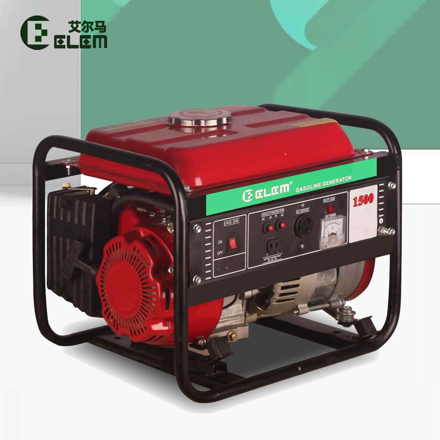 家用便携式汽油发电机组900瓦900w220v380v小型1kw1千瓦220单三相