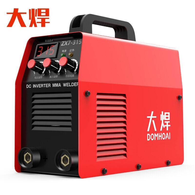 电焊机220v单电压小型ZX7-250家用工业两相电焊机6米线全套【