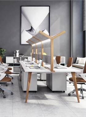 员工办桌电脑桌公办公RECO-ZYZ桌椅组合职员公办公桌椅组合职家员