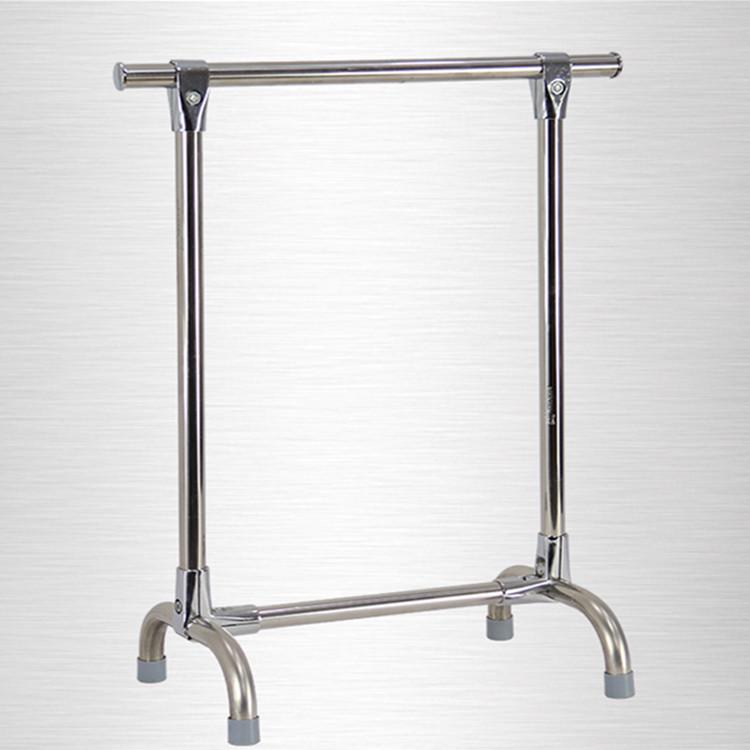 RKT432直径加粗加厚不锈钢晾衣架挂衣架单杆家用挂衣晒衣架落地铅