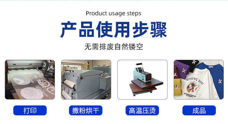 товар из китая 印花白墨烫画胶片 吸墨性好白墨烫画打印膜任意撕哑光离型胶片批