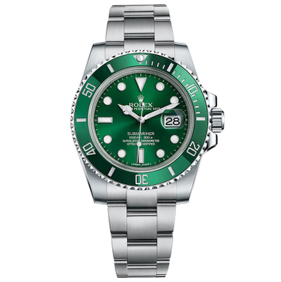 [9.5新]劳力士Rolex潜航者型绿水鬼男士腕表116610LV