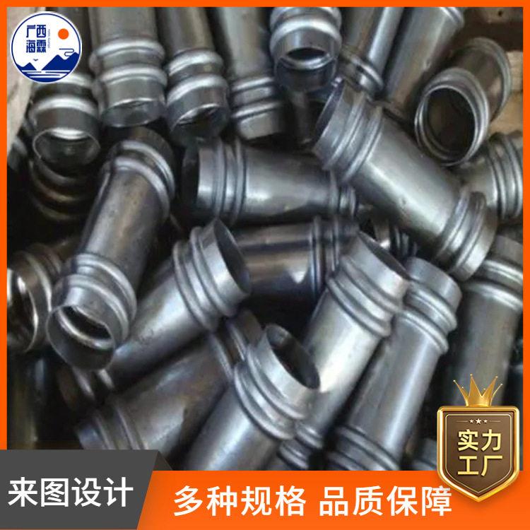 隧道支护注浆小导管钳压螺旋式声测管打孔喷漆底抽芯钢花管