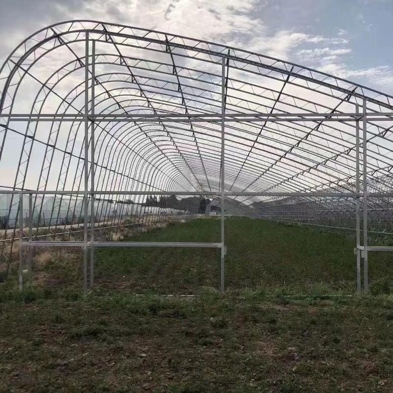 大棚钢管骨架 双膜骨架大棚  温室大棚 椭圆管大棚