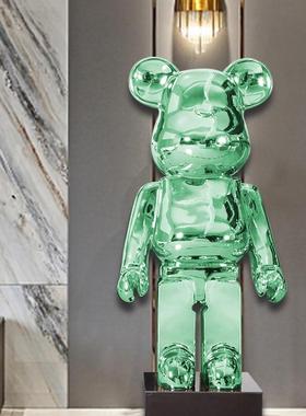 网红橱窗暴力熊大摆件轻奢kaws卡通公仔雕塑客厅电视柜落地装饰品