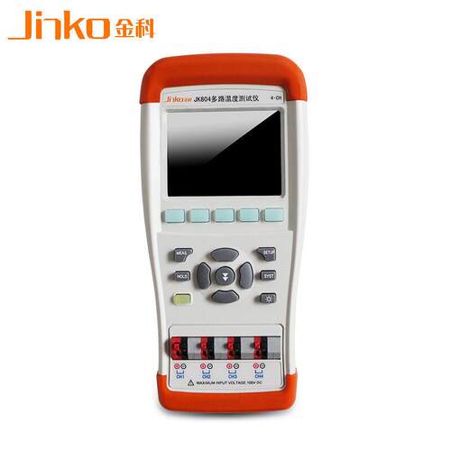 金科JK804 808手持多路温度测试仪热电偶测温仪JK508温度记录仪
