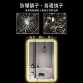 卫生间led带灯触摸屏浴洗室妆防21雾发化光漱台镜竖挂智能镜化妆