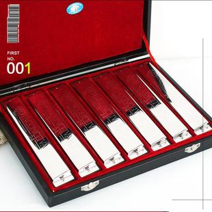 孔B 演奏级 高档天鹅口琴学生成人初学者儿2童4复音C 调A