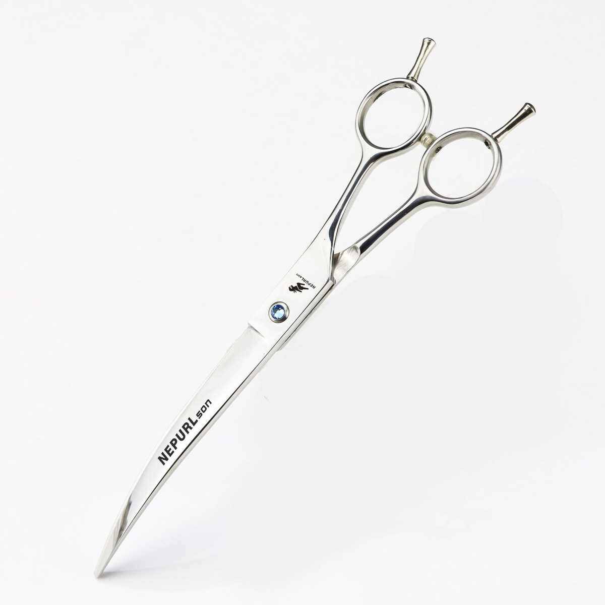 8.0寸奈普森亮光 银色 3把装 宠物美容剪刀 直剪 套装 送排梳 2H,宠物/宠物食品及用品,美容剪,淘宝优惠券,粉丝福利购,淘宝优惠卷