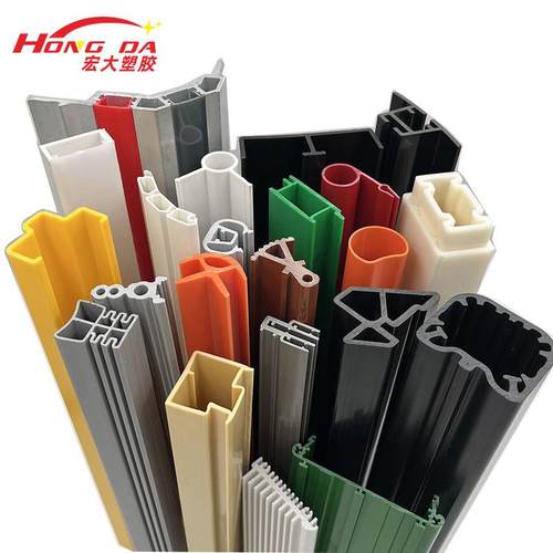 东莞工厂挤出加工abs型材pp软硬共挤拉管pv塑料异型材pv型材