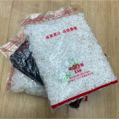 华联现货尼龙手缝暗扣0.7-2.1CM二合扣黑白 半明 全透明 纽扣按扣