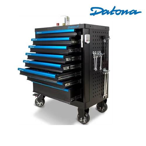 DATONA迪涛娜 轿车维修工具8抽屉密码锁工具车，302件6托盘DT-8