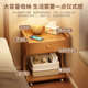 卧室床头置物架现代简约带抽可移动床头柜出租房用家用收纳储物柜