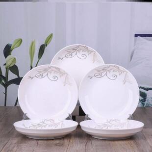 high quality Set of 5 plates family plate ceramic fruit dish