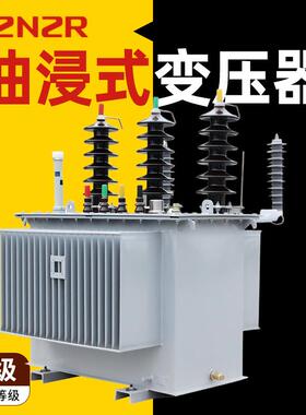杆上S13-100KVA油浸式变压器200kw高压315千伏安400铜500户外配电