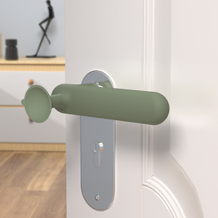 吸盘门把手保护套硅胶防撞儿童防磕碰加厚小号可爱新款卫生间窗户