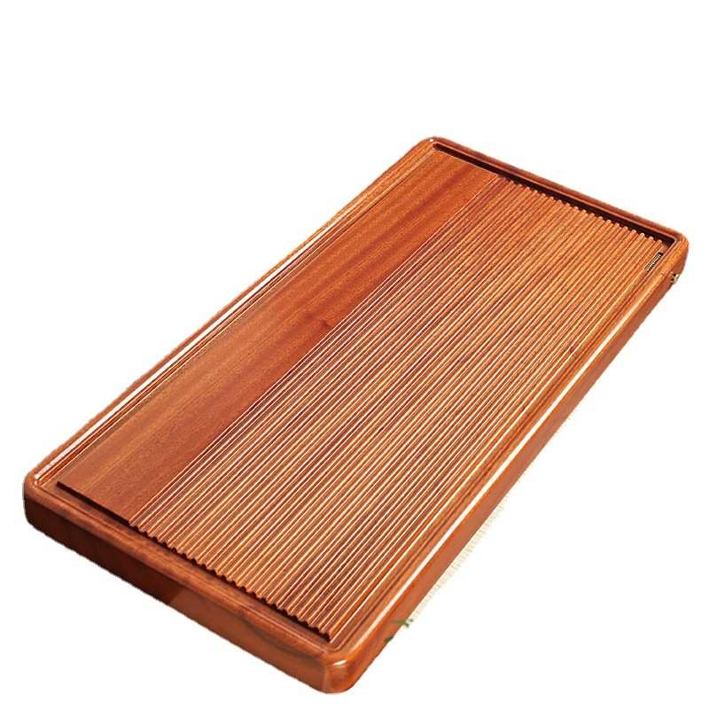 黑檀实木茶盘电木款整块花梨木茶台家用办公排水式干泡盘厂家批发