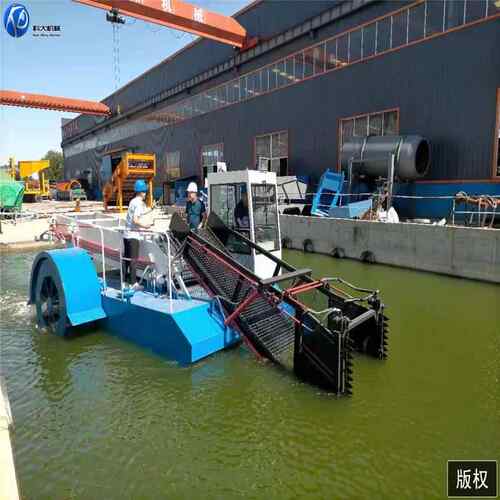 重庆全河自动水草打捞 福建水面KD-1200道保洁船设备 河打南水上