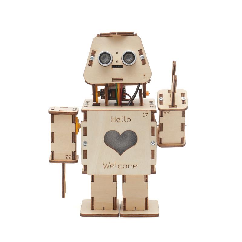 智能迎宾机器人适用于arduino开发板学习编程创客电子diy制作套件