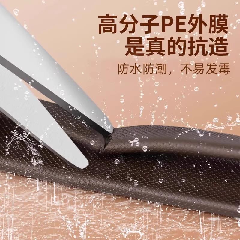 防盗门密封条入户进户门缝胶条防风隔音门窗挡风条自粘缝隙填补条
