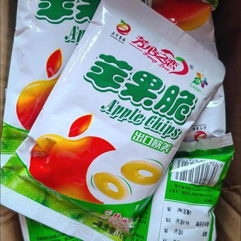 鲜货【】芳心之恋苹果脆片干果烘干苹果干航空零食水果干
