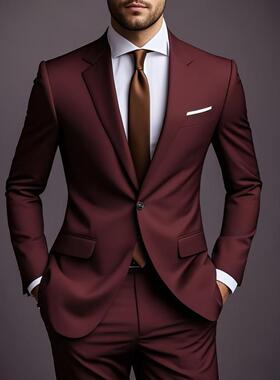 S 47328 Men's Suit Set 士西装两件套