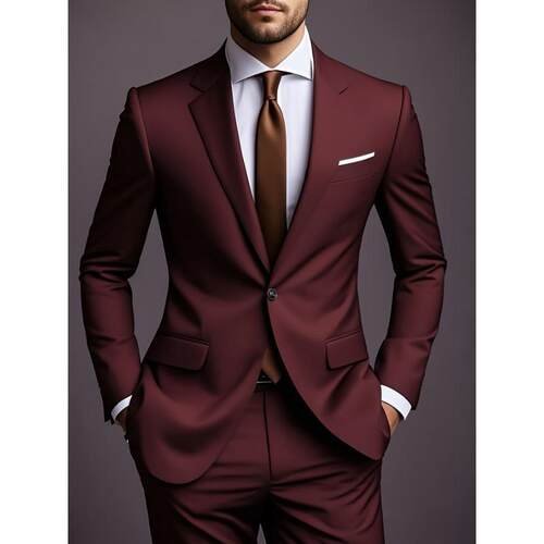 S 47328 Men's Suit Set 士西装两件套