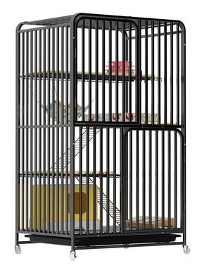 KO6M猫笼子家用室内不占地猫别墅自由空间一体双层子猫舍屋猫