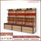 源头厂家钢木货架单面食品超市货架腊肉柜干货柜超市腊味架批发