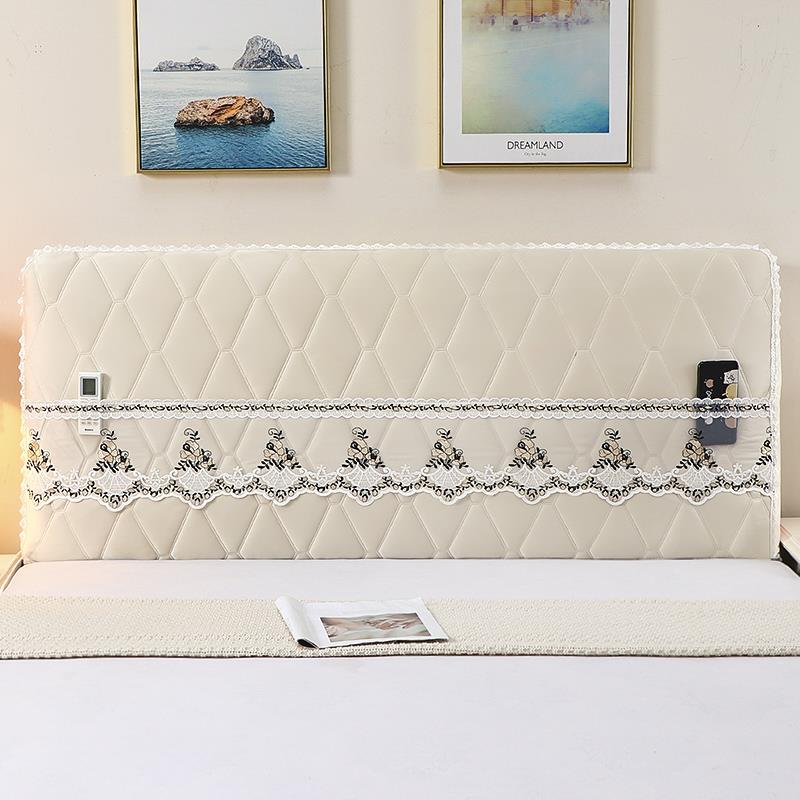 新款全包床头罩床头套防撞夹棉加厚皮床头套保护套布艺软包可拆洗