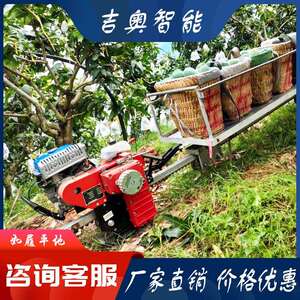 农业单轨运输车 汽油动力爬坡搬运车 山地装载果品牵引车