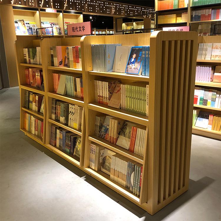 简约书志店杂览广告置MOX-办公物架学校阅室档案资收料纳架落地图